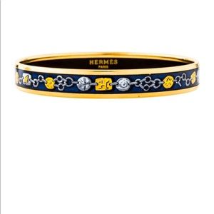 Hermès Narrow Enamel Bangle